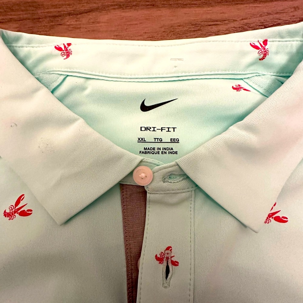 New with tags XXL Nike Lobster bay golf polo